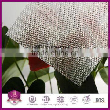 2mm Transparent LED light Cover / Prism Polycarbonate Sheet