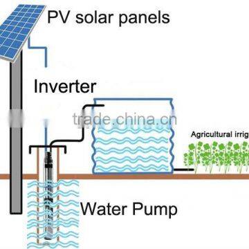 Rated Flow Discharge 30m3/h System Voltage 300-750V DC MPPT Controller Solar Water Pump Irrigation System photo-2