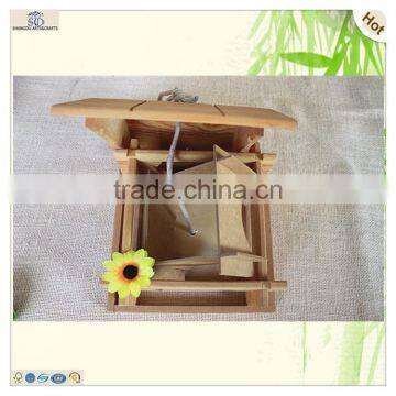 Solid String Hanging Craft Bird House Carrier Cage photo-6