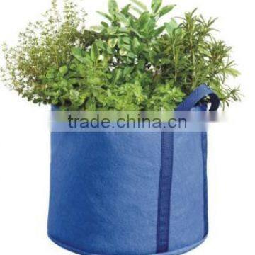 Reusable Felt Fabrics Vegetable Garden Non Woven Fabrics Grow Bag With Handle