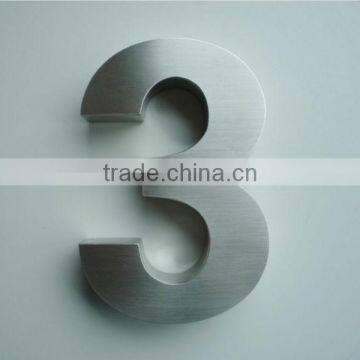 Morden Design Stainless Steel 3D Numbers for House Door in Front Arial and Size 180mm photo-4