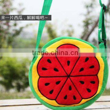 promotional 20cm kids summer Watermelon Messenger Bag