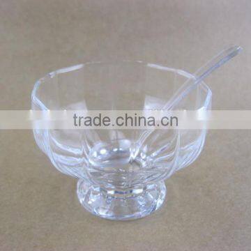 Glass Candy Bowl Round Glass Bowl Vase photo-3