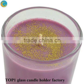 votive candle holders glass Scented Frosted Glass Jar Handmade Soy Candle