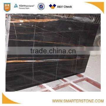 High feedback black marble with clear vein hot selling