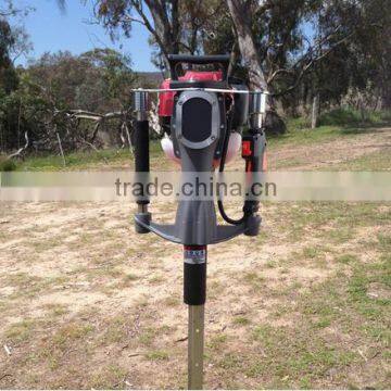 52mm Petrol Gas Powered Electric Power Mini Hand Fence Pile Piling Driving Machine Portable Gasoline Star Picket Post Driver photo-2