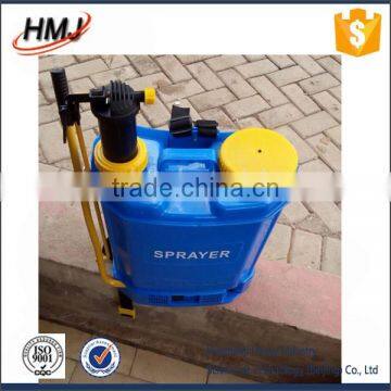 Plastic power or hand knapsack garden sprayer