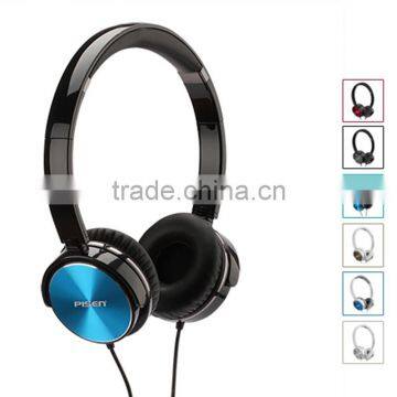 Pisen Multicolor 1.5m 5ft Guide Line Retractable Head Beam Reversible Ear Cap Handfree Wired Stereo Gaming Headset Headphone