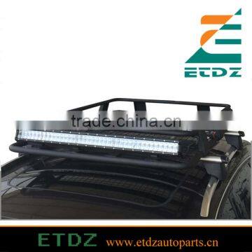 Heavy Duty Vehicle Roof Cargo Basket with LED light