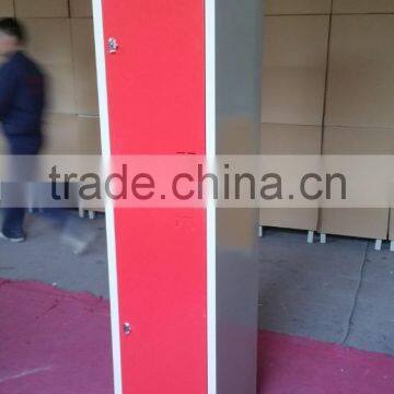 Singe Side Two- Door Metal Locker With One Shelf in Red photo-2