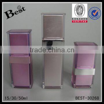 15ml 30ml 50ml Pink Acrylic Lotion Bottle Acrylic Bottle Cosmetic Pump and Plastic Cap photo-6
