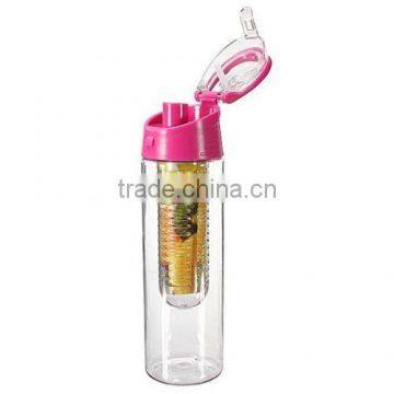 700mLCapacity Sports Healthy Fruit Juice Infuser Infusing Water Bottle Flip Lid photo-2