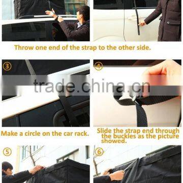 Upgraded Cargo Carrier Bag Hitch Tray Roof Top Cargo Bag,15 Cubic Feet photo-5