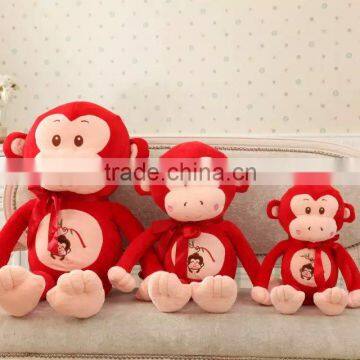 2016 New Year Hot Sale Cute Plush Monkey Toy Chinese Manufacture photo-2