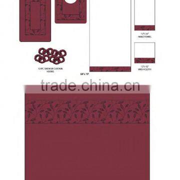 18PCS Embroidered Bathroom Set photo-3