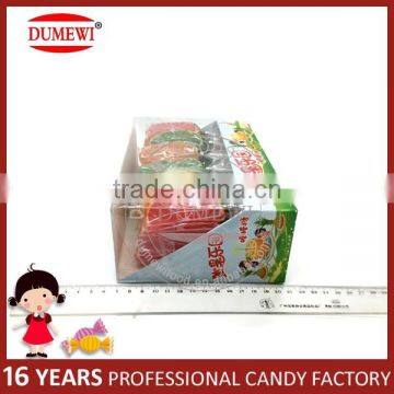 Handmade Orange Shape Fruity Gummy Lollipop Jelly Candy photo-5