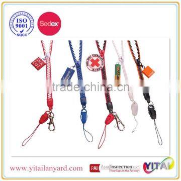2015 Hot New Products Zipper Lanyard