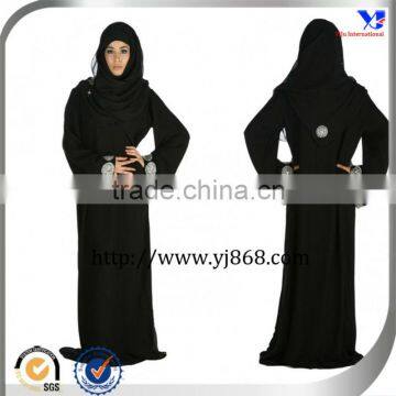 Black color beautiful Islamic style dubai abaya