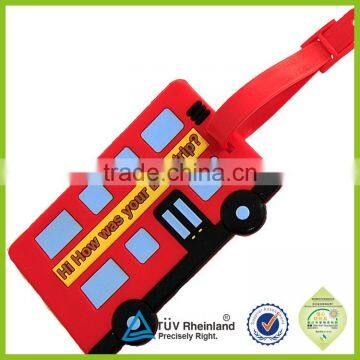 Bussiness Gift Standard Size Soft Pvc Plastic id Card Luggage Tag photo-2