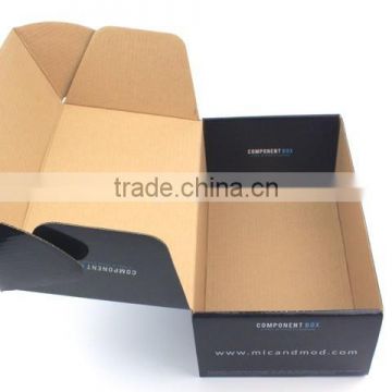 Custom logo brown round kraft shirt paper cylinder box