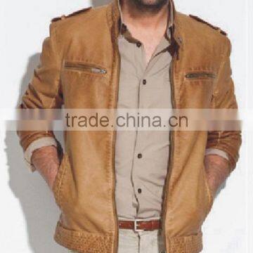 ALIKE cheap motorcycle leather jacket for men latest fashion jacket