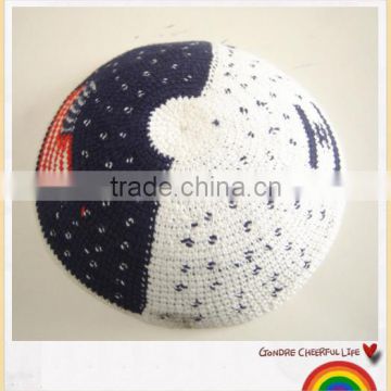 The American flag crochet kippah