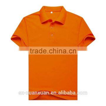 Cheap customize advertising/ promotion pure color Polo men Shirt 2016