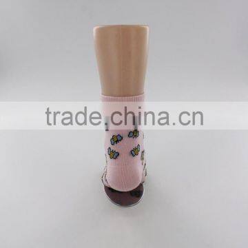 Summer Season Thin Mercerized Cotton Yarn Ankle Socks Women photo-6