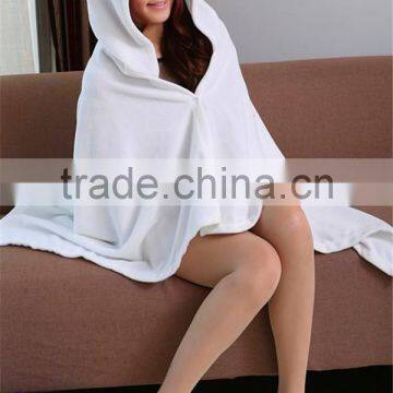 Wholesale Flannel Fleece Cartoon Bunny Hooded Winter Fleece Thick Sex Women Thermal Robe photo-2