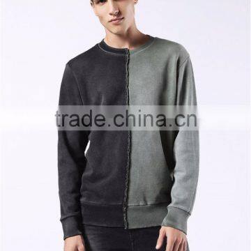 2017 MGOO Hot Sale Color Patchwork Sweatshirt Customized Long Sleeve Fashion Street Style Men Sweatshirt photo-2