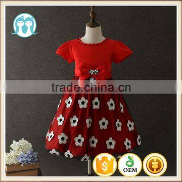 red flowers every wholesaler are much dress after ordered our 2017 new flower girl dress/kid dress/new model girl dress