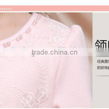 2015 Latest Design Children Long Sleeve Wedding Clothing Newborn Baby Fancy Dress photo-5