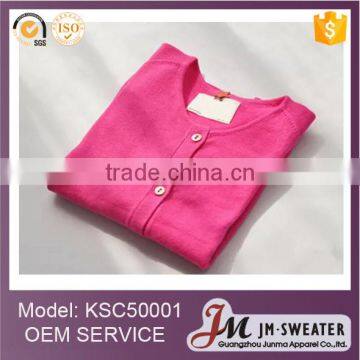 High Quality Custom Plain Blank Navy Blue Knitted Kids Girls Cardigan Sweaters photo-5