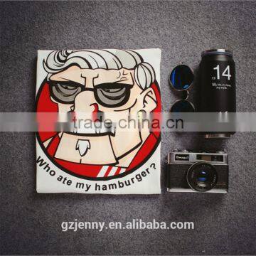 Summer Street Short Tee Cartoon Old Man Printing Dry Fit T Shirt photo-4