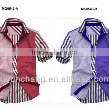 Formal Plaid Check Shirt Men Design Made in China photo-6