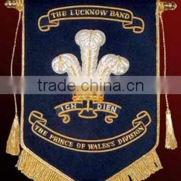 Hand Embroidery Military Flags And Banner