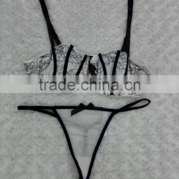 Night Secret Sexy Underwear Soft Cup Bra Belt Brief Range Sexy New Arrival photo-3