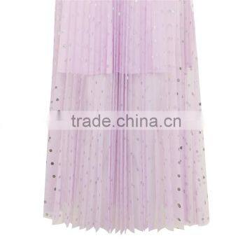 2017 OEM Summer Semi Perspective Tulle Flowy Skirts With Paillettes photo-5