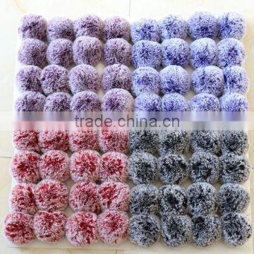 28 Colors Faux Rabbit Fur Ball Plush Key Chain Pom Poms Keychain