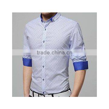 Mens Polka Dot Formal Shirt photo-2