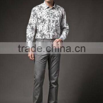 2015 Latest Style Cotton Mens Custom Dress Shirt photo-3