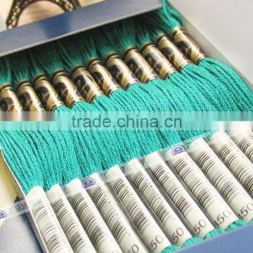 cheap 100% cotton cross stitch and embroidery thread cross stitch threads