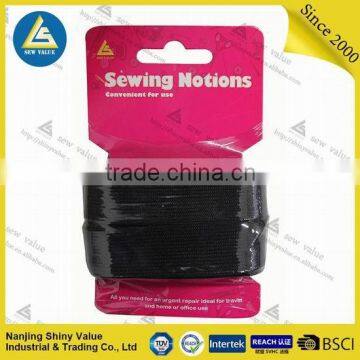 soft black knitting elastic strap for sewing