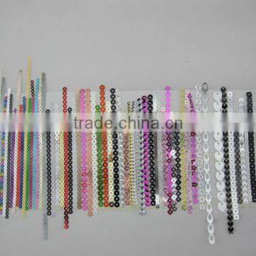 Hot Fix Spangle Sequins Roll Back With Glue for Hot Fix Sequin Motif photo-4