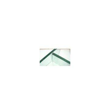 6mm brown, green, grey flat tempered glass for hotels, curtain wall