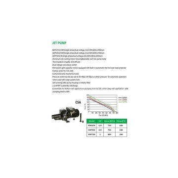 JET PUMP SDP370 SDP550 SDP750