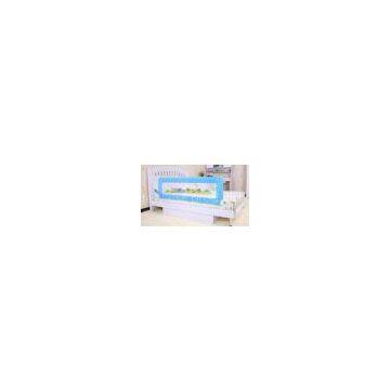 Blue Baby Bed Rails Safety Folded Prevent Baby Falling Down