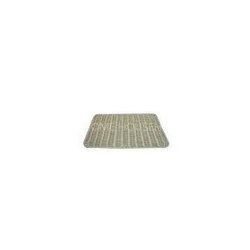 Hotel Weaved Rattan Table Mat / Rattan Placemats Handmade Oil-Resistance