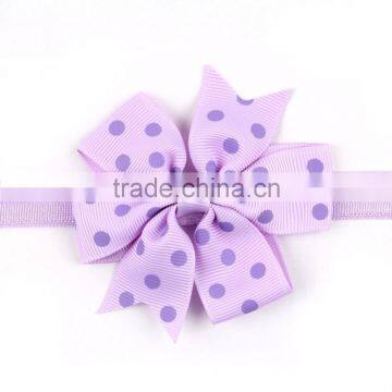 Baby Girl Dot Bows Headband Toddlers Hair Band Accessories