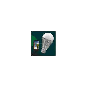 RGB Dimmable LED bulb light